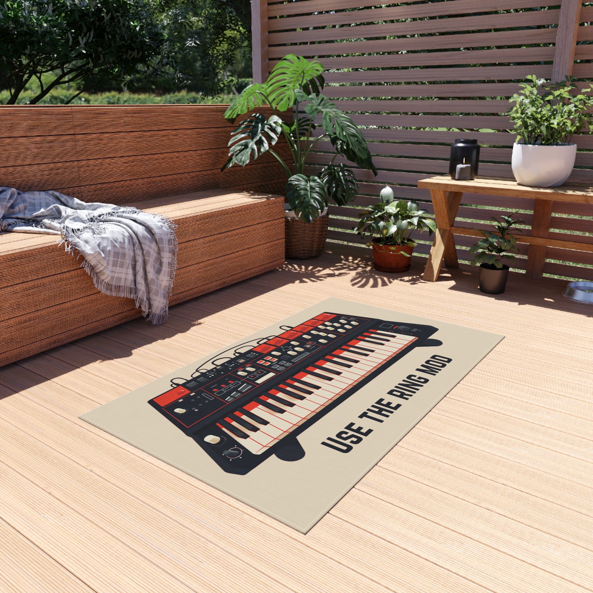 Use The Ring Mod Outdoor Rug